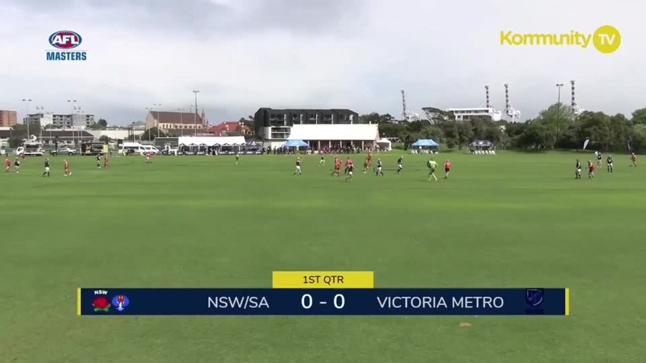 Replay: NSW/SA v Vic Metro – B (Men 65s) – AFL Masters National Carnival Day 3