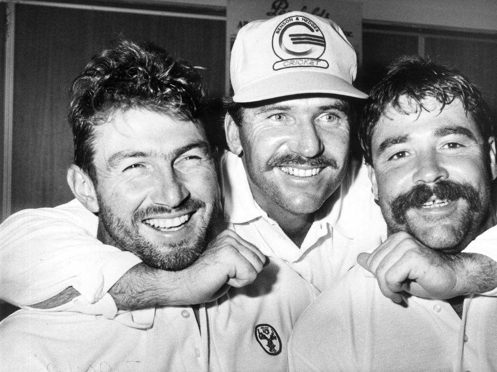 Border, with Geoff Marsh and David Boon, was known for his no-nonsense approach to cricket.