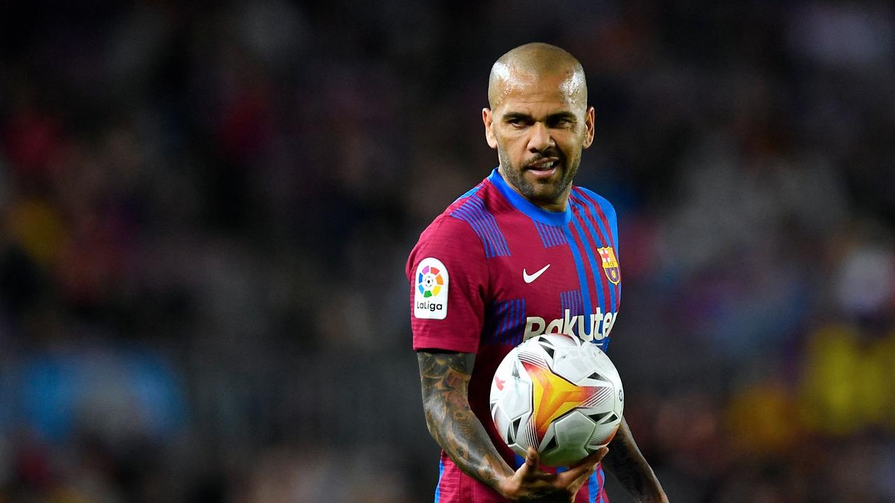 Dani Alves had a decorated career with Barcelona and the Brazil national team. (Photo by Pau BARRENA / AFP)