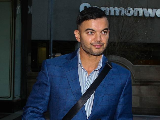 SYDNEY, AUSTRALIA - NewsWire Photos - May 17 2022:  Musician Guy Sebastian leaves the Downing Centre District Court in Sydney. Picture NCA Newswire/ Gaye Gerard