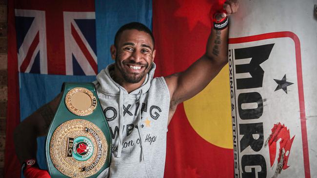 Boxer Renold Quinlan has returned to Campbelltown to revive his career. Picture: Carmela Roche