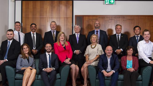 West Torrens The newly elected West Torrens Council at their first meeting in November 2018. Picture: John Kruger.