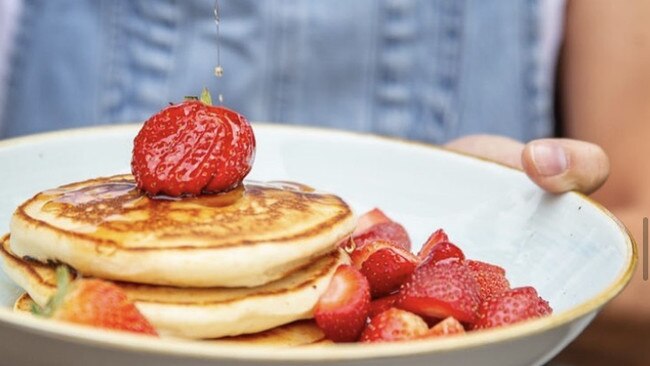 Hotcakes at Diggies Cafe in North Wollongong. Picture: Instagram/ Diggies