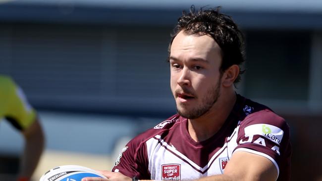 Kurtis Rowe starred for Burleigh. Picture: AAP Image/David Clark