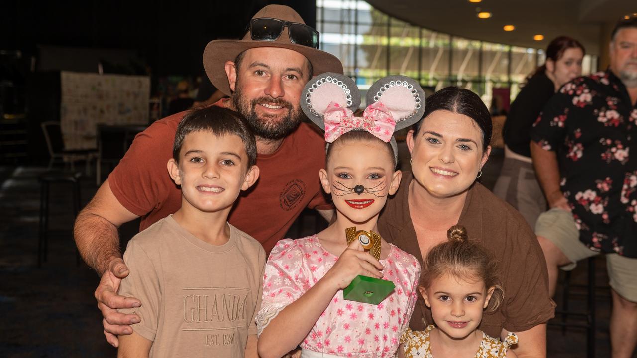 Nate, Clae, Olivia, Nicole and Thea Meloni at the 75th Mackay Eisteddfod 2022.Picture: Michaela Harlow