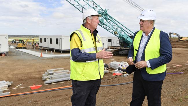 Milestone: First buildings built at Wellcamp quarantine facility