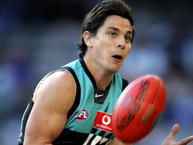 Kingsley played his footy at Port Adelaide.