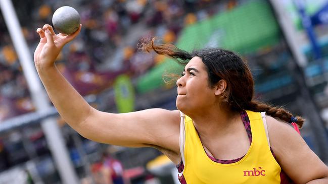 QGSSSA private schoolgirl track and field championship. Thursday September 15, 2022. Picture, John Gass