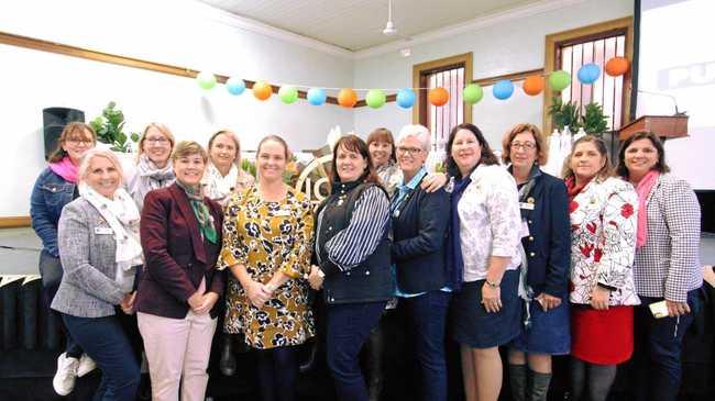 The newly elected ICPA Queensland State Council. Back: Kelly Ostwald, Louise Winten, Kasie Scott, Melissa Iland. Front: Jessie Persse, Kate Bradshaw, Tammie Irons, Amanda Clark, Sonia Spurdle, Michelle Freshwater, Louise Martin, Kim Donaldson, Wendy Henning. Picture: Contributed