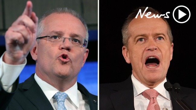 Scott Morrison and Bill Shorten deliver final speeches before federal election