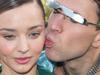 Miranda Kerr shrugs off prankster at Louis Vuitton PFW show