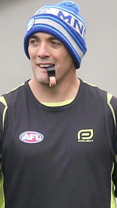 Former AFL umpire Troy Pannell on the run