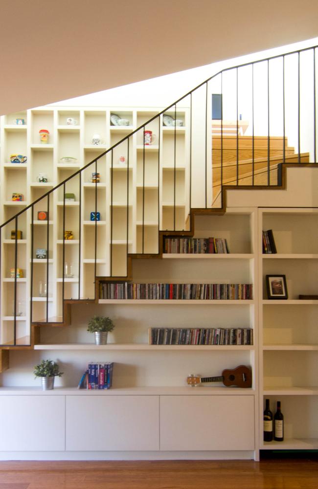 Open shelving and drawers have made this space designed by Sophie Solomon the focal point in this room.