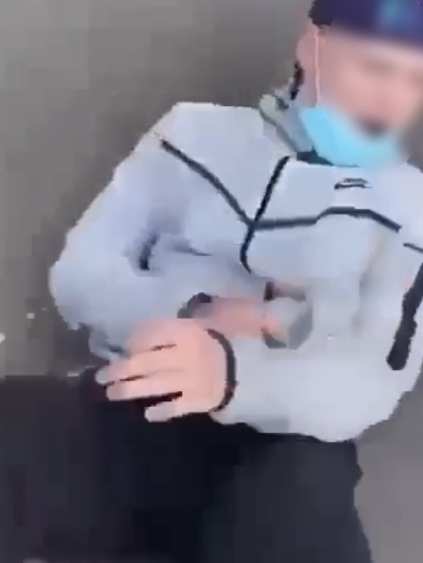The boy was allegedly stabbed in the stomach.