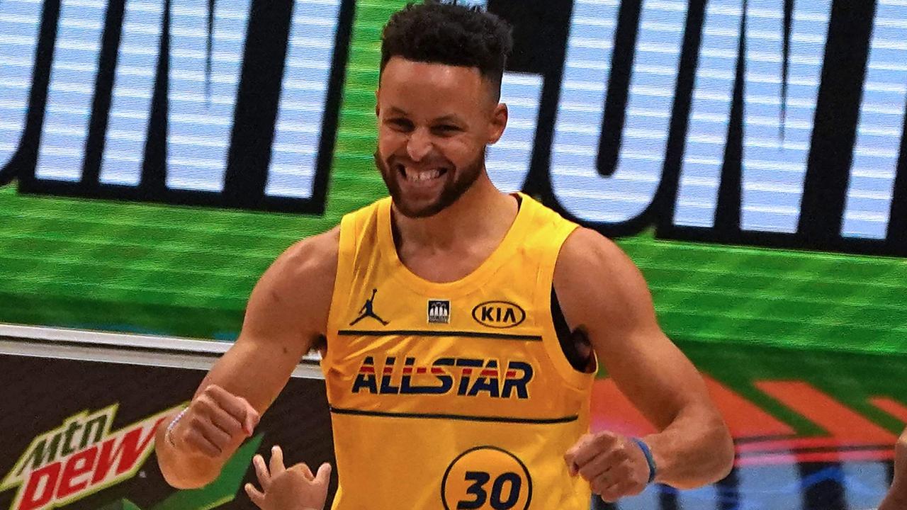 NBA 2021: Steph Curry wins All-Star three-point contest ...