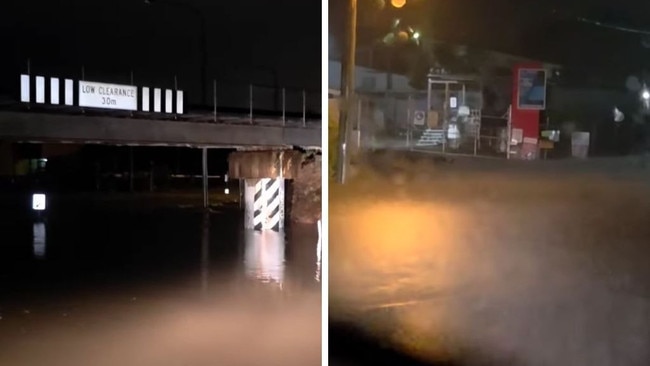 Entire town ﻿‘totally blocked off’ in floods