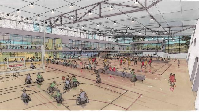 Plans for the centre upgrade could include extra multipurpose courts.