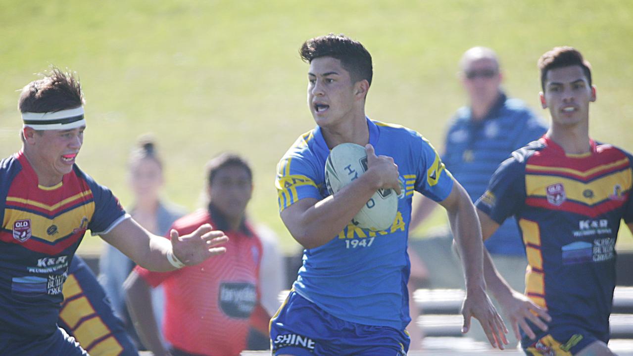Dylan Brown, playing for the Eels in the under-18s back in 2017, has emerged as a potential replacement for Shaun Johnson.