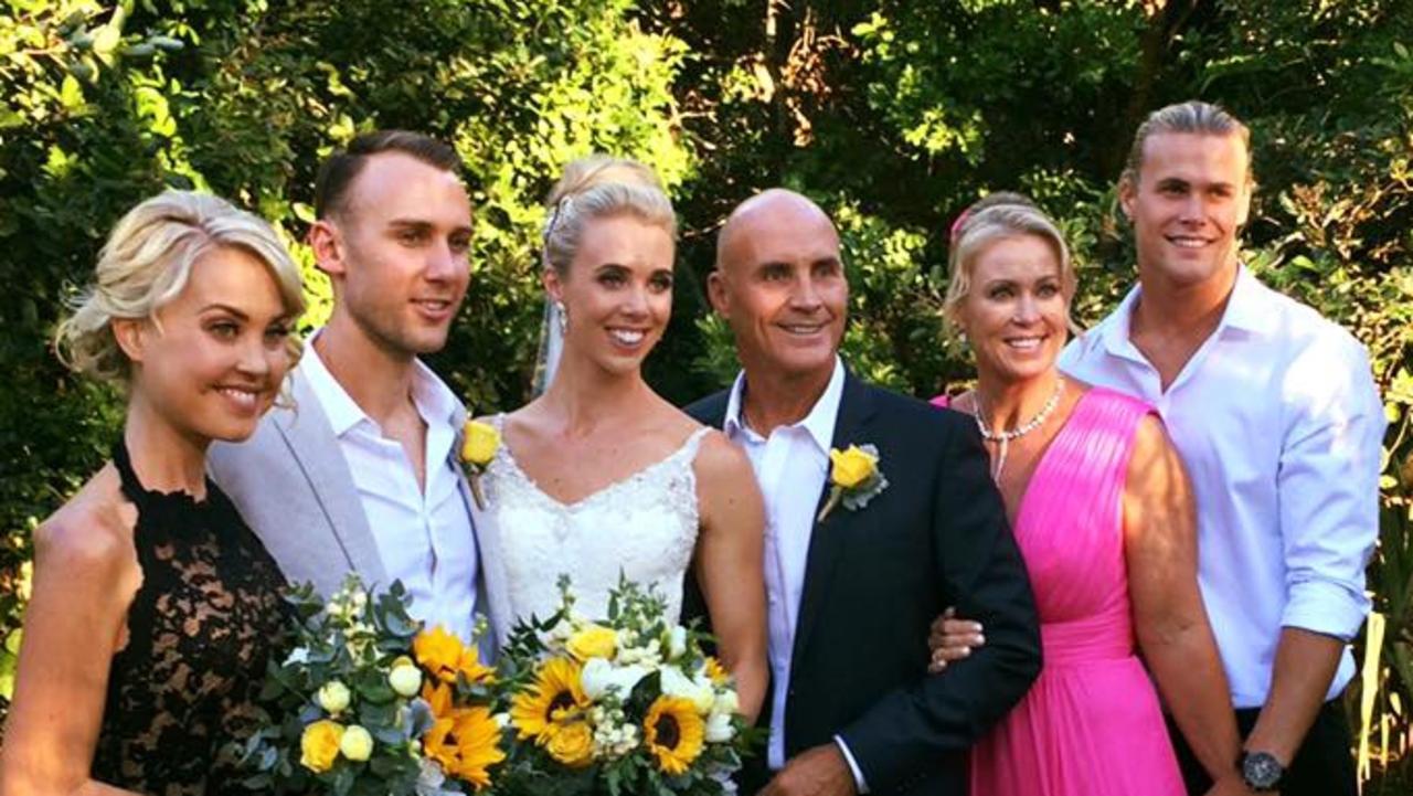 The Curry-Kenny family at Morgan’s wedding.