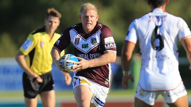 When he isn’t on Channel 9 taking shots at Anthony Griffin, Ben Hannant is tearing it up for the Burleigh Bears in the Intrust Super Cup.