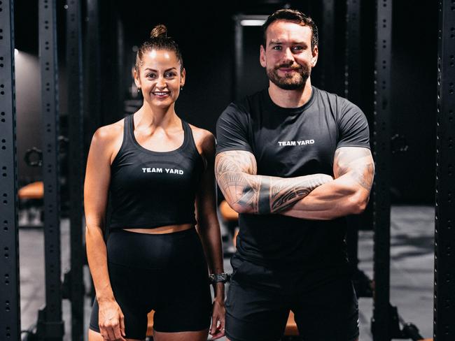 The Yard Gym Double Bay franchise co-owners Talitha Case and Mike Case.