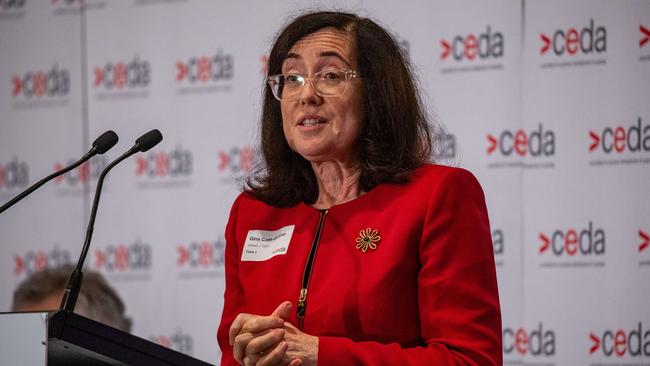 ACCC chair Gina Cass-Gottlieb has been made aware of the looming pallets shortage by food and grocery suppliers. Picture: NCA NewsWire / Christian Gilles