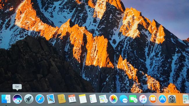 Apple shows Siri on the Mac dock on macOS Sierra at WWDC 2016