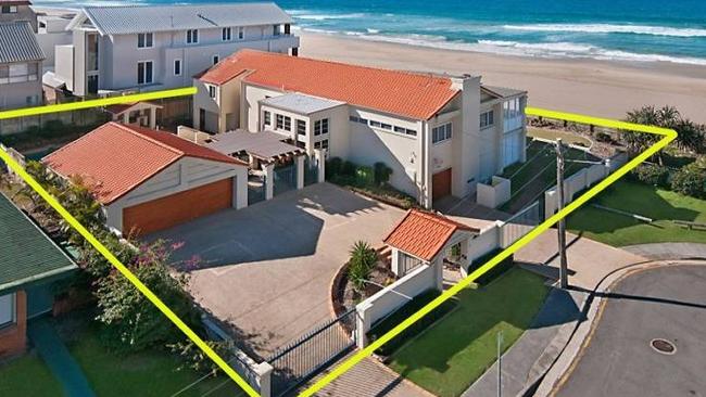 The Mermaid Beach mansion owned by billionaire Michael Dempsey.