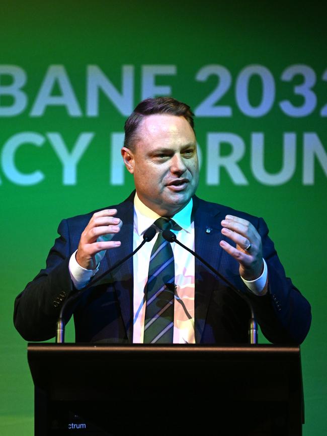 Brisbane’s Lord Mayor Adrian Schrinner, whose LNP council team holds 19 of the city’s 26 wards. Picture: Dan Peled / NCA NewsWire