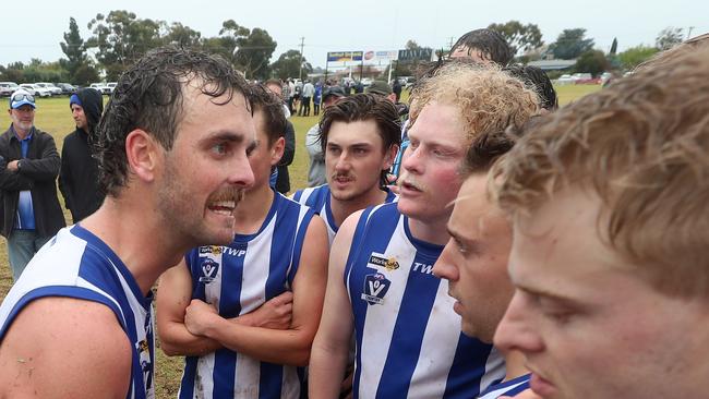 Jydon Neagle (left) is the new coach of South Mildura. Picture Yuri Kouzmin