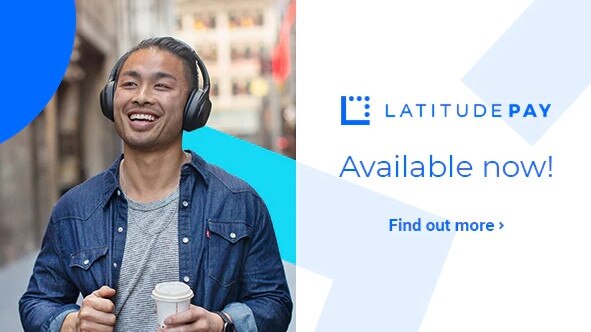 A LatitudePay advertisement.