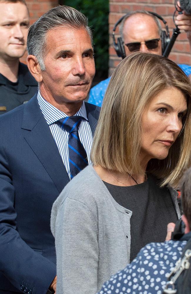 Lori Loughlin’s husband Mossimo Giannulli will be jailed for five months. Picture: Joseph Prezioso/AFP