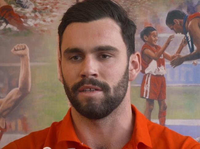 Paddy McCartin has apologised for his hit on Geelong VFL captain Aaron Black in a video posted to the Sydney Swans website.