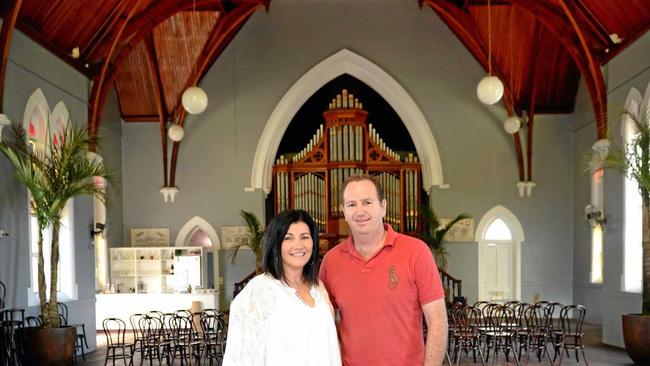 Owners Georgina and Karl Schamburg at The Church Events Venue. Picture: Allan Reinikka ROK060918athechur