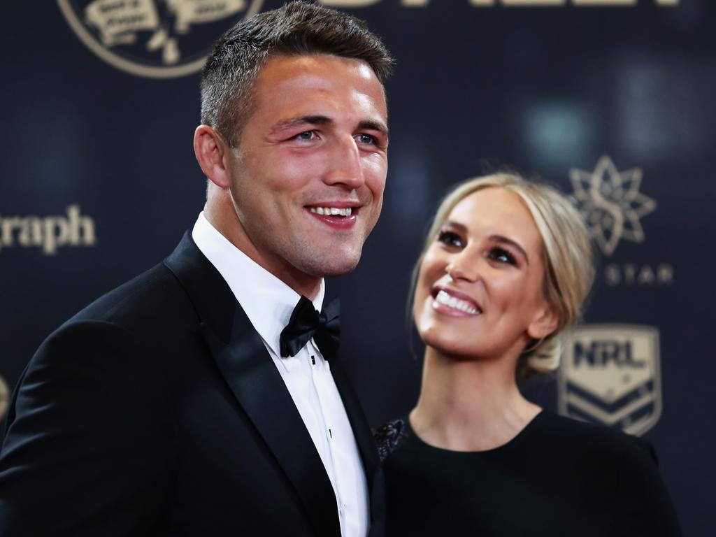 Sam Burgess and Phoebe Hooke.