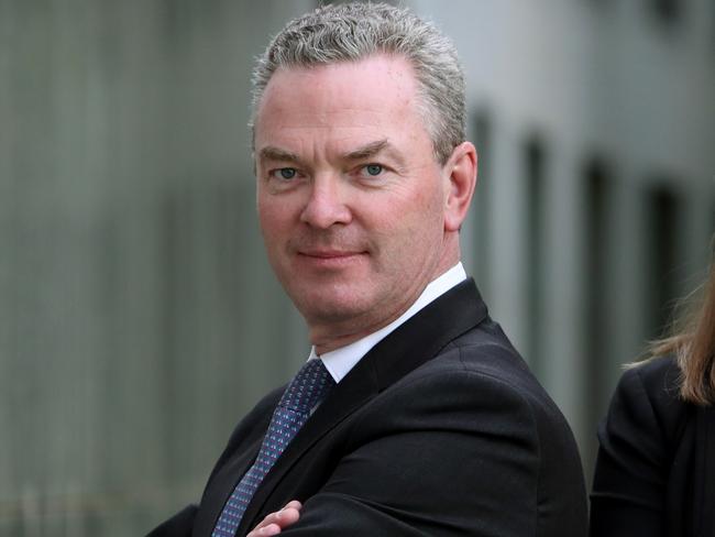 SPECIAL FOR ADELAIDE ADVERTISER ONLY  - FOR FUTURE COLUMNS AND ARTICLES -Retiring SA Politicians Christopher Pyne and Kate Ellis at Parliament House in Canberra. Picture Kym Smith