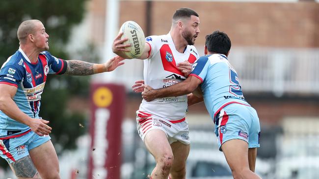 Joe Williams in action for Woy Woy. Picture: Sue Graham