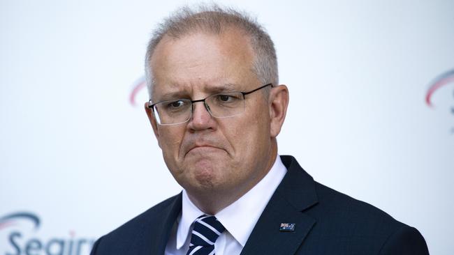 Scott Morrison expressed Australia’s desire to nurture ties with both Beijing and Washington while maintaining ‘our values and the protection of our own sovereignty’. Picture: Sarah Matray