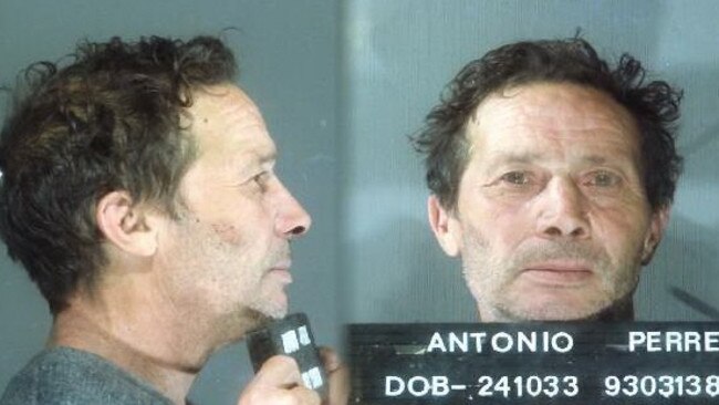 Antonio Perre, convicted murderer and uncle of NCA bombing suspect Domenic Perre. PICTURE: Northern Territory Police