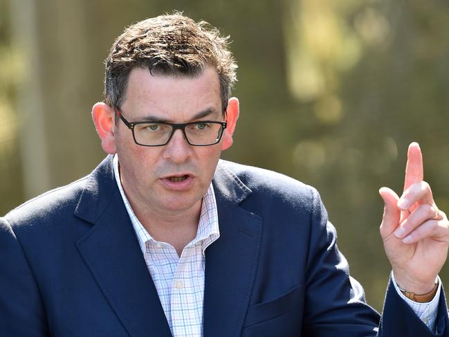 MELBOURNE, AUSTRALIA - NewsWire Photos OCTOBER 20TH, 2022: Victorian Premier Daniel Andrews, makes an announcement, at Melbourne Museum, Carlton. Picture: NCA NewsWire / Nicki Connolly