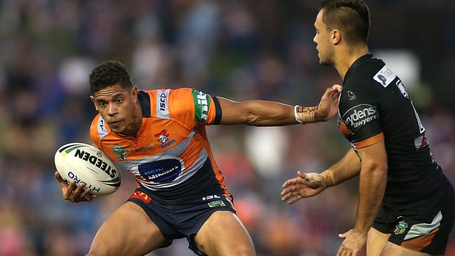 Dane Gagai was the Knights’ best back.