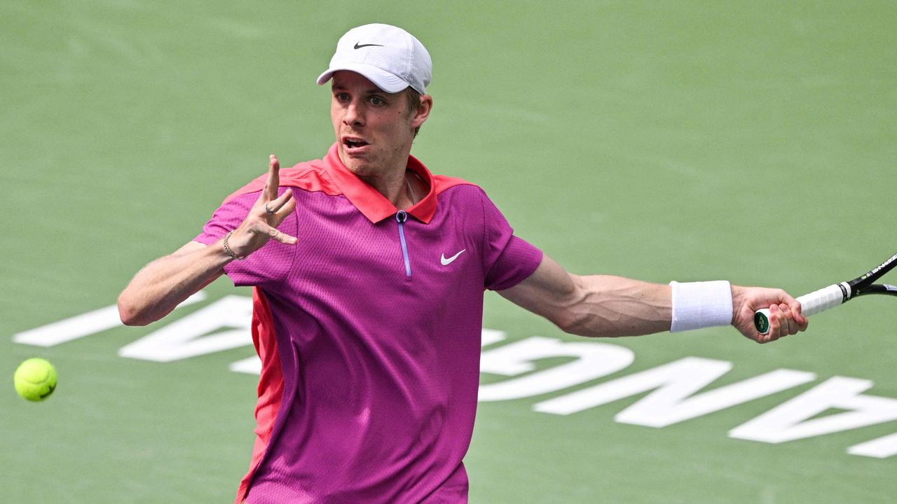 Canadian star Denis Shapovalov says the introduction of legal off-court coaching from January 1 next year was ‘sad to see’. Picture: Hector Retamal / AFP