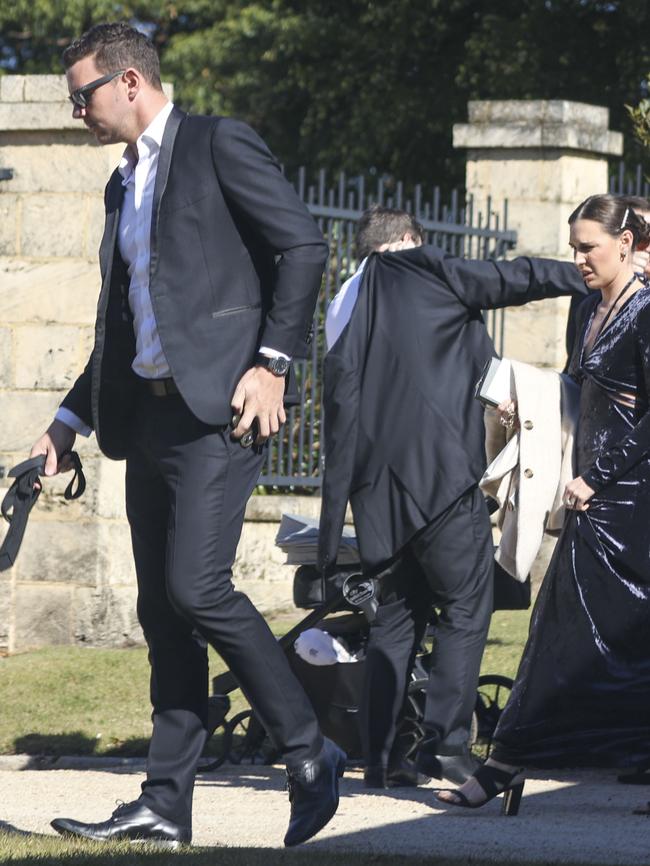 Guests arrive at twedding in Byron Bay. Picture: WP/ MEDIA-MODE
