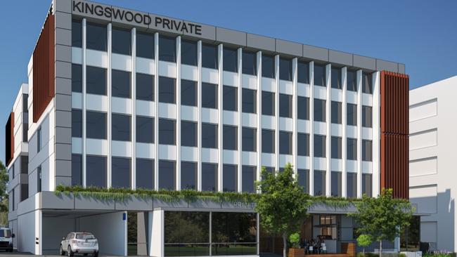 An artist's impression of the proposed Kingswood Private Hospital.