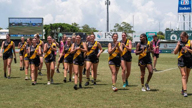 Nightcliff vs Waratah 2023-24 NTFL women's knockout semifinal. Picture: Pema Tamang Pakhrin