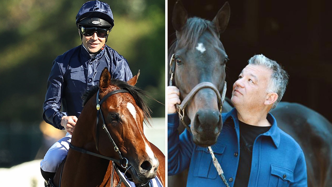 John Stewart (right), part-owner of The Everest hope Storm Boy (left), is hoping to be on course to watch the colt contest the world's richest race on turf at Royal Randwick on October 19.