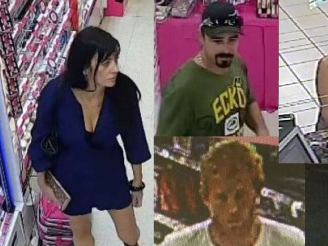 Police are searching for these 5 people out of 17 who are wanted for questioning over Gympie crimes that date back to last year. Photo: Police Media