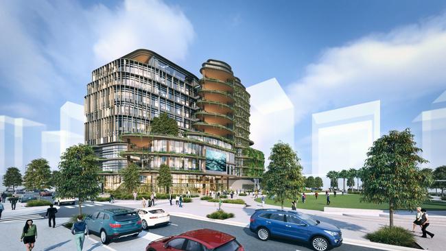 VISION: An artist's impression of Council's new City Hall building in the Maroochydore CBD.