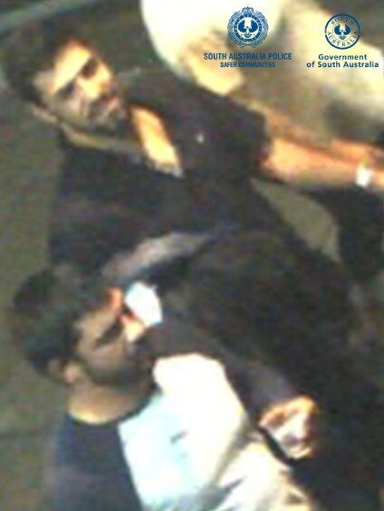 Police are hunting for two men involved in a CBD fight in Adelaide last month. Picture: SA Police