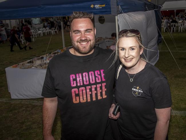 Nathan Huismann and Inga Mullane at the 2024 Swan Hill Show Picture: Noel Fisher.